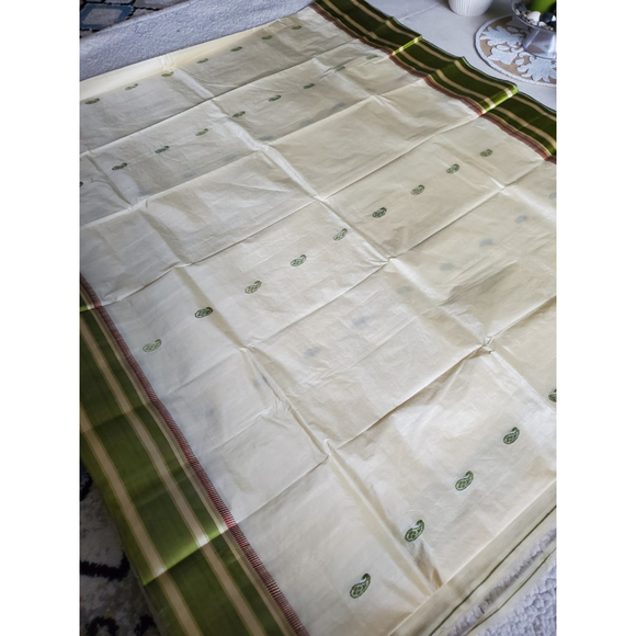 New Women Pure Gorod Silk Saree Handloom Festive Wedding - Picture 8 of 11